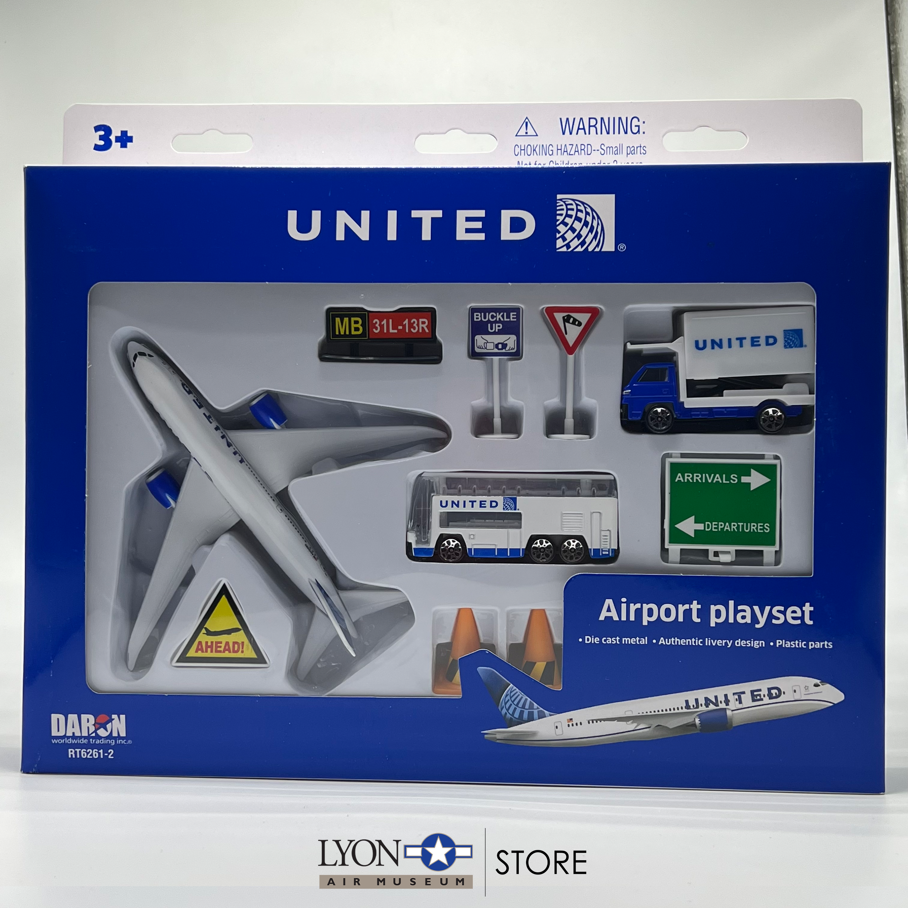 United Airlines Playset Lyon Air Museum