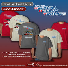 Load image into Gallery viewer, Carroll Shelby Tribute 2026 *PRE-ORDER* | T-Shirt | LIMITED EDITION
